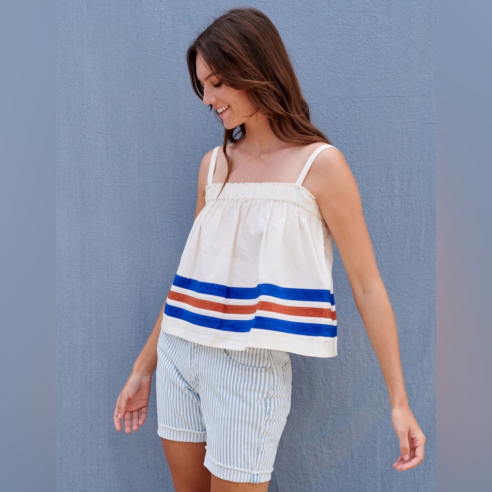 Sundry Varsity Stripe Cami